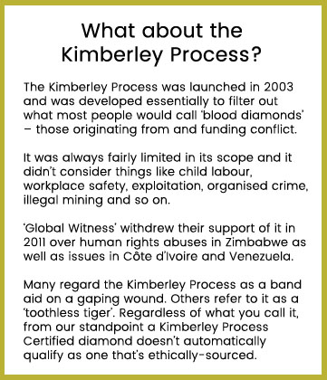 Brief explanation of the Kimberley Process
